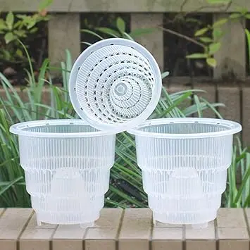 Plastic Pots. Pack 2x15cm 1x12cm